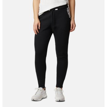 Columbia Ženske Hlače - Lodge Knit Jogger Crne Bijele | GQIC-40567